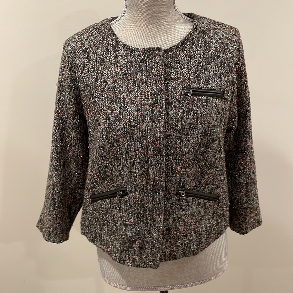 Sanctuary LA modern tweed Blazer Jacket Small